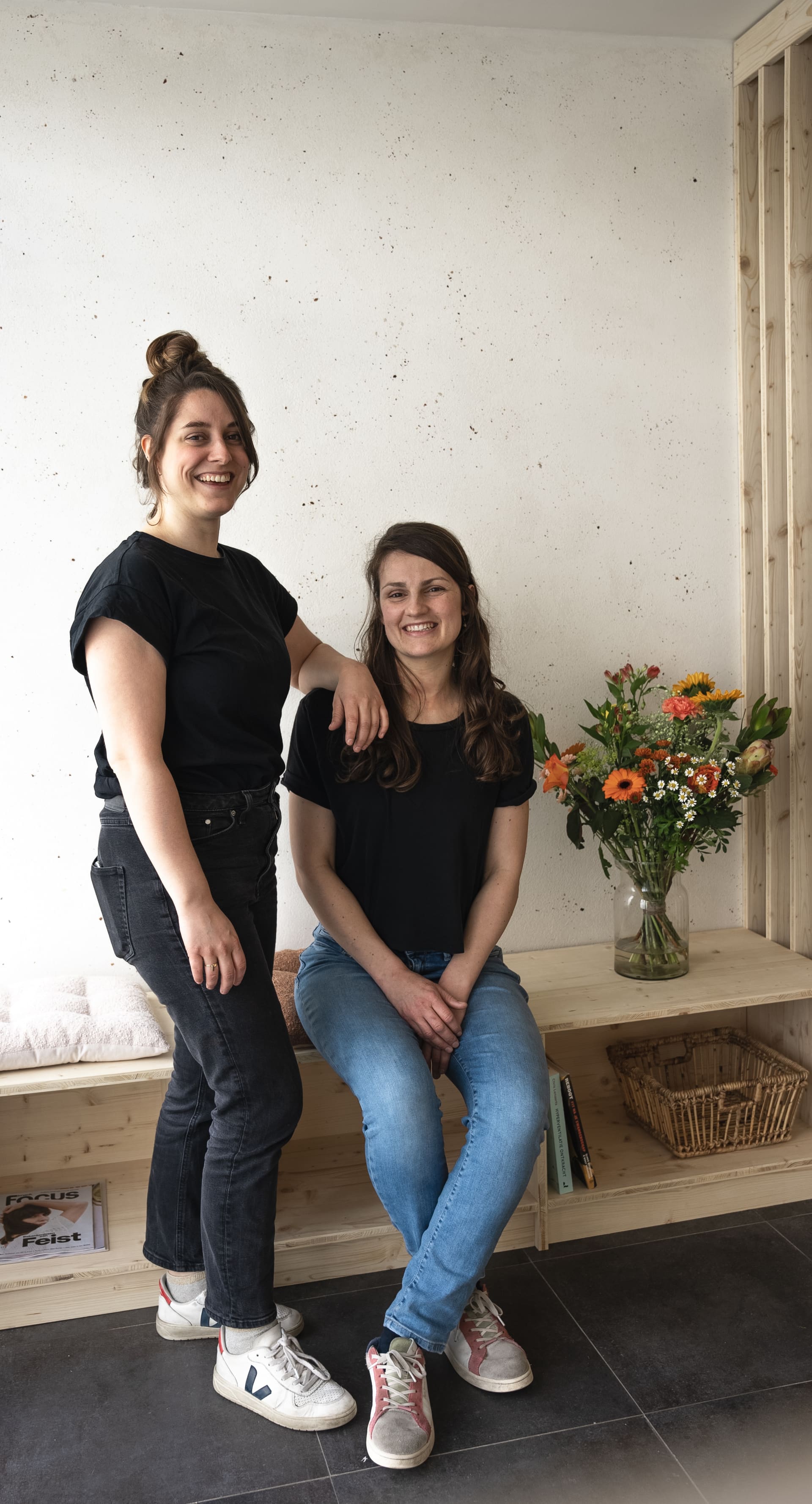 Brigitte en Sarah, kinesitherapeuten bij Kinovate